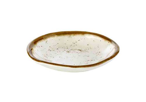  APS Stone Art Line - Bol en mélamine | Blanc/Marron (2 tailles) 