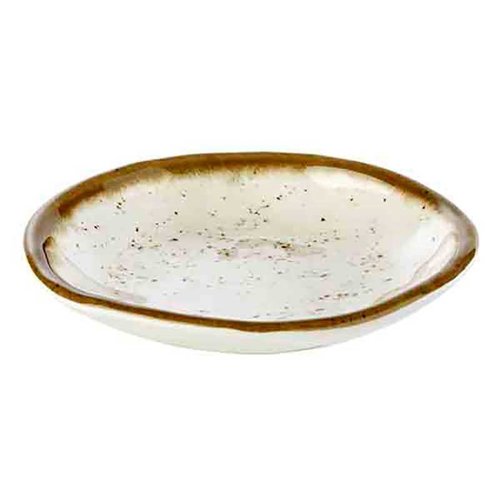  APS Stone Art Line - Melamine Bowl | White / Brown (2 sizes) 