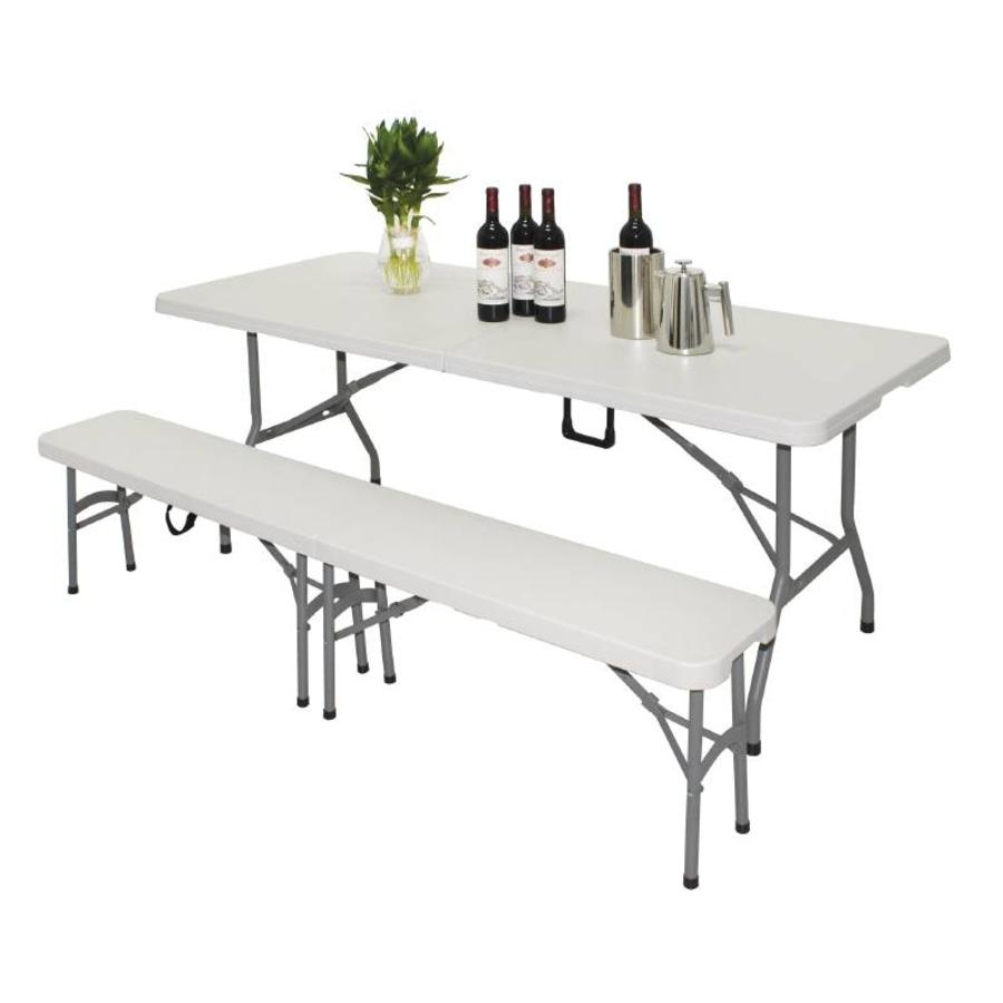 Foldable buffet table - 183cm