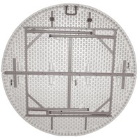 Folding buffet table round - Ø 153cm