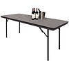 Bolero Foldable table black - 183cm