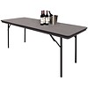 Bolero Table pliante noire - 183 cm