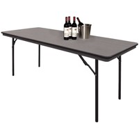 Foldable table black - 183cm