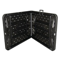 Table de buffet pliante noire - 183 cm