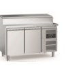 HorecaTraders Saladette 6x1 | 2 portes | 136x70x(h)108 cm