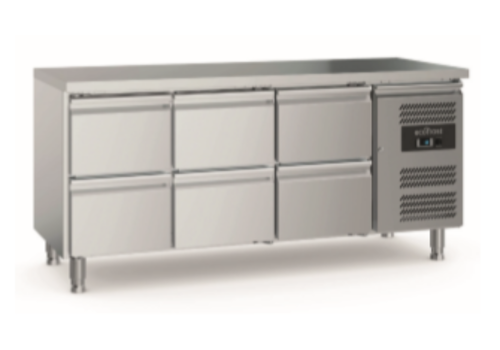  Ecofrost Banc de travail réfrigéré Ecofrost 700 | 6 Chargement | Avec pieds réglables 