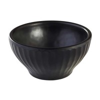 Melamine Serve Bowl Black | Aiko Line | 2 formats