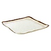 APS White Melamine Plate | Stone Art Line 33.0 x 32.5 cm