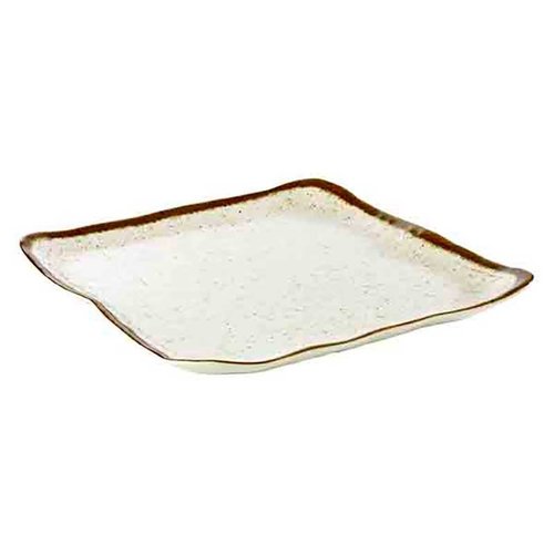  APS Witte Melamine Bord | Stone Art Line | 33,0 x 32,5 cm 