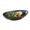 APS Schwarzes Serviergeschirr aus Melamin | 26,5 x 19,5 cm | Aiko-Linie