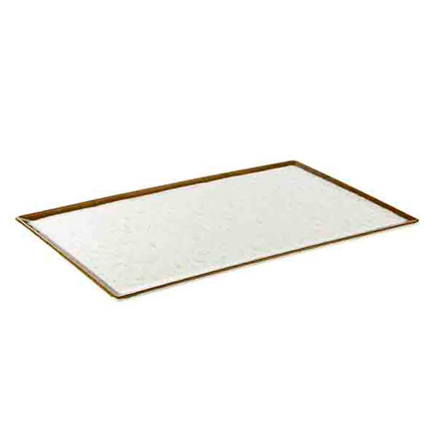 White Melamine Serving Platter | Stone Art Line 4 Formats