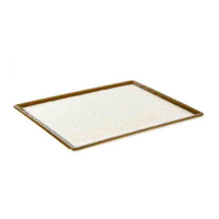 White Melamine Serving Tray | Stone Art Line | 4 Sizes