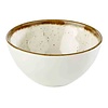 APS White Melamine Bowl Stone Art | 12 Ø