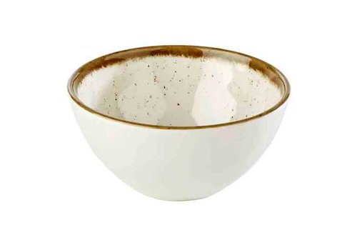  APS White Melamine Bowl Stone Art | 12 Ø 