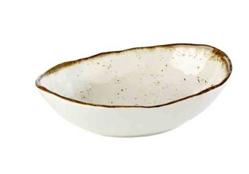  APS White Melamine Bowl Oval | Stone Art | 1 format 