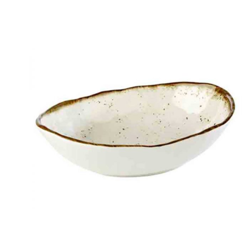  APS White Melamine Bowl Oval | Stone Art | 1 size 