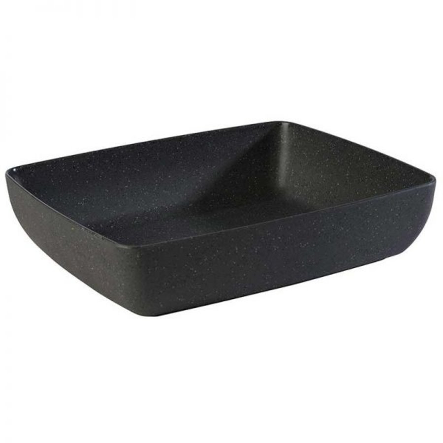 Bol en mélamine GN 1/2 | 32,5x26,5x(h)7,5 cm | 4 litres