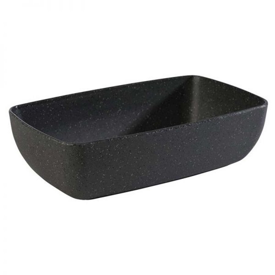 Bol en mélamine | 26,5x16,2x(h)7,5 cm | 1,8 litre | GN 1/4