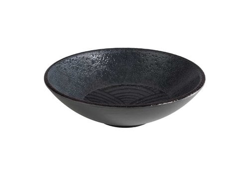  APS Deep Melamine Bowl Dark Wave Line | 4 Formats 