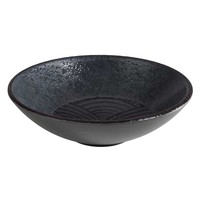 Deep Melamine Bowl | Dark Wave Line | 4 Sizes