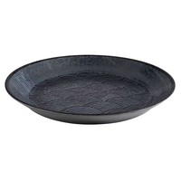 Deep Melamine Bowl Dark Wave Line | 4 Formats