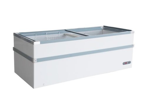  Combisteel Freezer with Glass Lid 750 Litre 