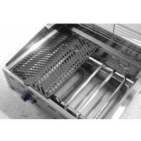 Green Fire with 2 Burners | with Wind Cap | 2 Stainless Steel Grates
