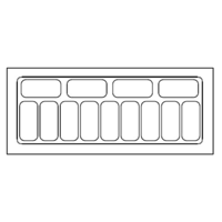 Vitrine à glaces | Ibiza | 8 x 5 litres