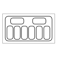 Vitrine à glaces | Ibiza | 8 x 5 litres