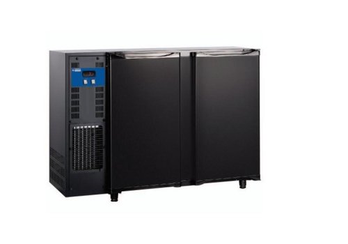  HorecaTraders Barkühlschrank mit 2 Türen | 375 Liter | 145,5 x 56,5 x (H) 90,5 cm 