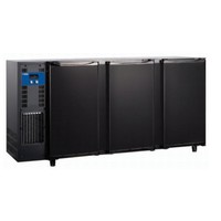 Barkühlschrank mit 3 Türen | 579 Liter | 206,5 x 56,5 x (H) 90,5 cm