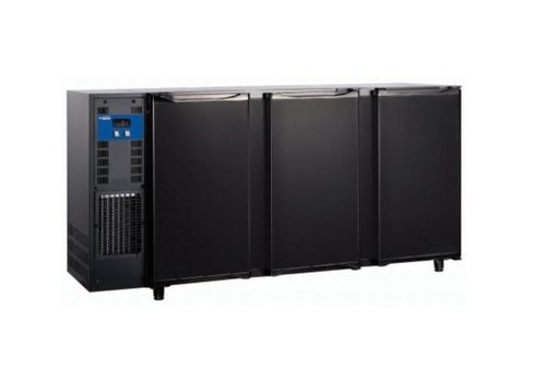  HorecaTraders Réfrigérateur bar 3 portes | 579 litres | 206,5 x 56,5 x (H) 90,5 cm 