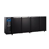 HorecaTraders Bar fridge with 4 doors | 783 Liter | 267.5x56.5x (H) 90.5cm