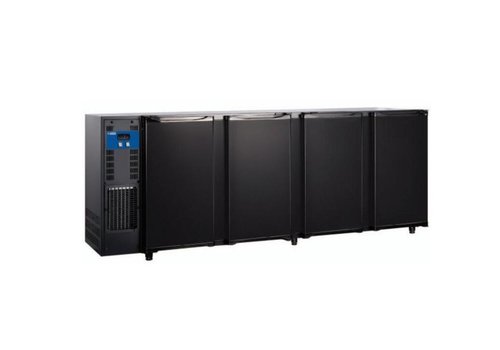  HorecaTraders Bar fridge with 4 doors | 783 Liter | 267.5x56.5x (H) 90.5cm 