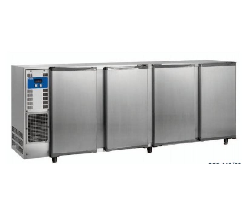 Buy Stainless Steel Bar Fridge with 4 Doors 783 Liter 267.5x56.5x