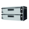 Combisteel Four à pizza double en acier inoxydable | Pizza 2 x 2
