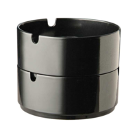 Cendrier en plastique empilable | Ø9,5x(h)4,5cm