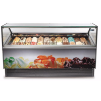 Scoop ice cream display case MILLENNIUM RV 24 ST