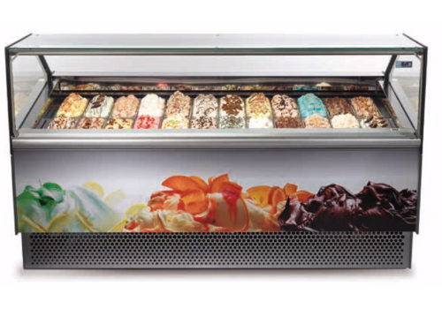  HorecaTraders Vitrine à glaces MILLENNIUM RV 24 ST 