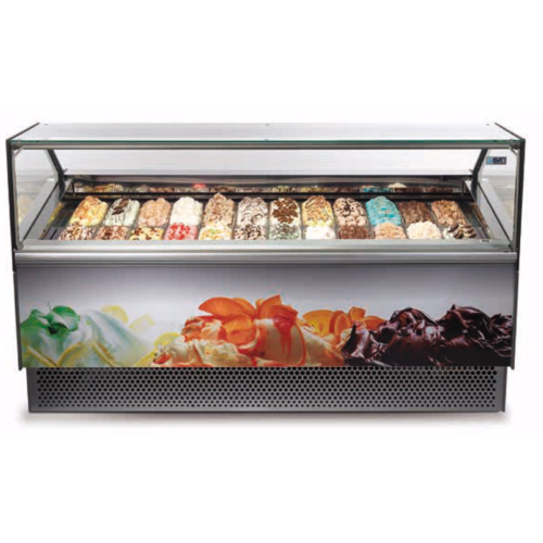  HorecaTraders Scoop ice cream display case MILLENNIUM RV 24 ST 