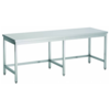 Combisteel Work table stainless steel Open Frame 80cm 4 Legs | 7 Formats
