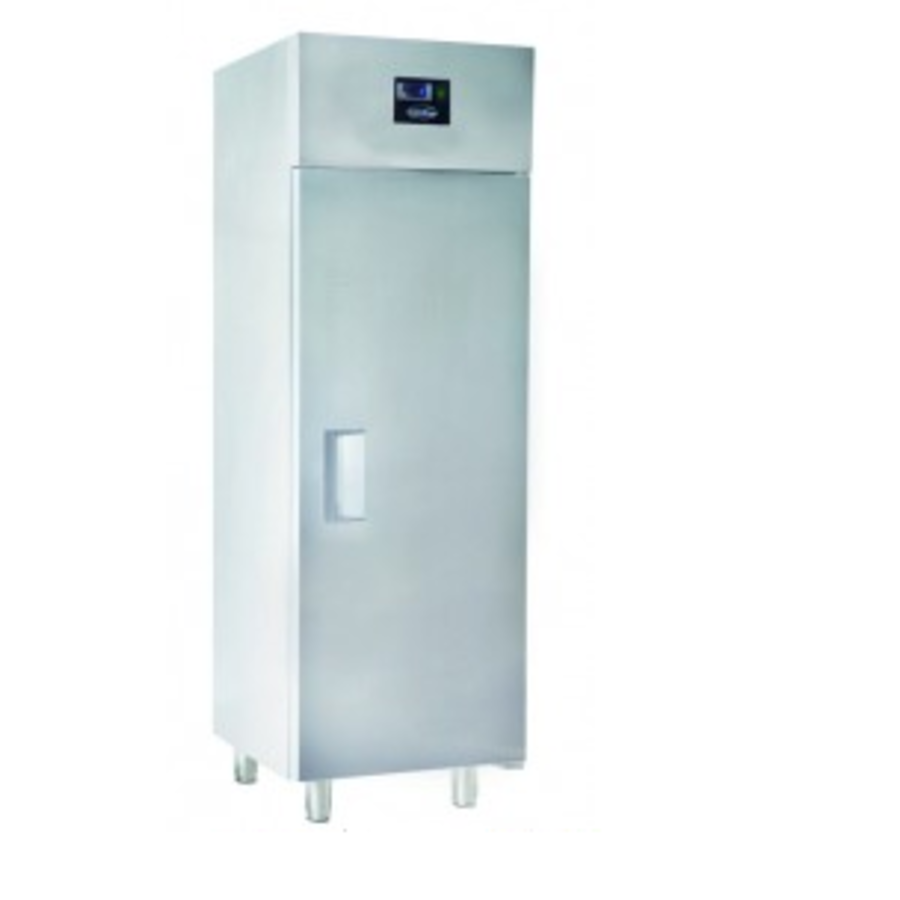Forced stainless steel freezer 550 liters