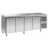 Gram Stainless steel freezer workbench 4 Doors | Grams GASTRO 07 F 2207 CMH AD DL / DL / DL / DR LM | 668L