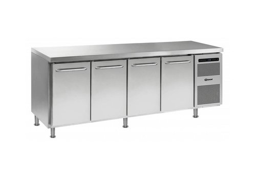  Gram Stainless steel freezer workbench 4 Doors | Grams GASTRO 07 F 2207 CMH AD DL / DL / DL / DR LM | 668L 