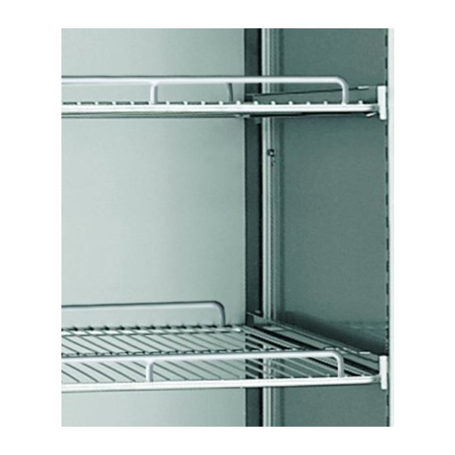 Stainless steel freezer workbench 4 Doors | Grams GASTRO 07 F 2207 CMH AD DL / DL / DL / DR LM | 668L