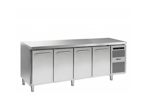  Gram Stainless steel freezer workbench 4 Doors | Grams GASTRO 07 F 2207 CSG A DL / DL / DL / DR L2 | 668L 