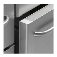 Établi de congélation en acier inoxydable | 4 portes | Gram GASTRO 07 F 2207 CSG A DL/DL/DL/DR L2 | 668L
