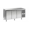 Gram Freezer workbench stainless steel 3 Doors | Grams GASTRO 07 F 1807 CMH AD DL / DL / DR LM | 506L