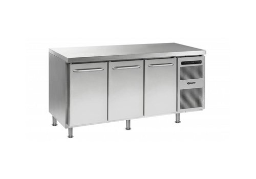  Gram Gefrierwerkbank Edelstahl | 3 Türen | Gramm GASTRO 07 F 1807 CMH AD DL/DL/DR LM | 506L 