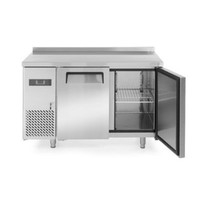 Gefrierwerkbank aus Edelstahl | 2 Türen | 1200 x 600 x (H) 850 mm